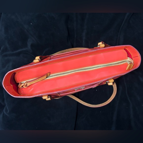 Dooney & Bourke Rehab Orange and Tan Tote Bag Approx. 16x 10x 6 - Picture 7 of 11